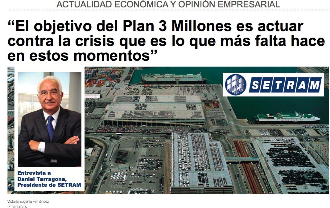 Entrevista del diario EL MUNDO a Daniel Tarragona, presidente del GRUPO SETRAM